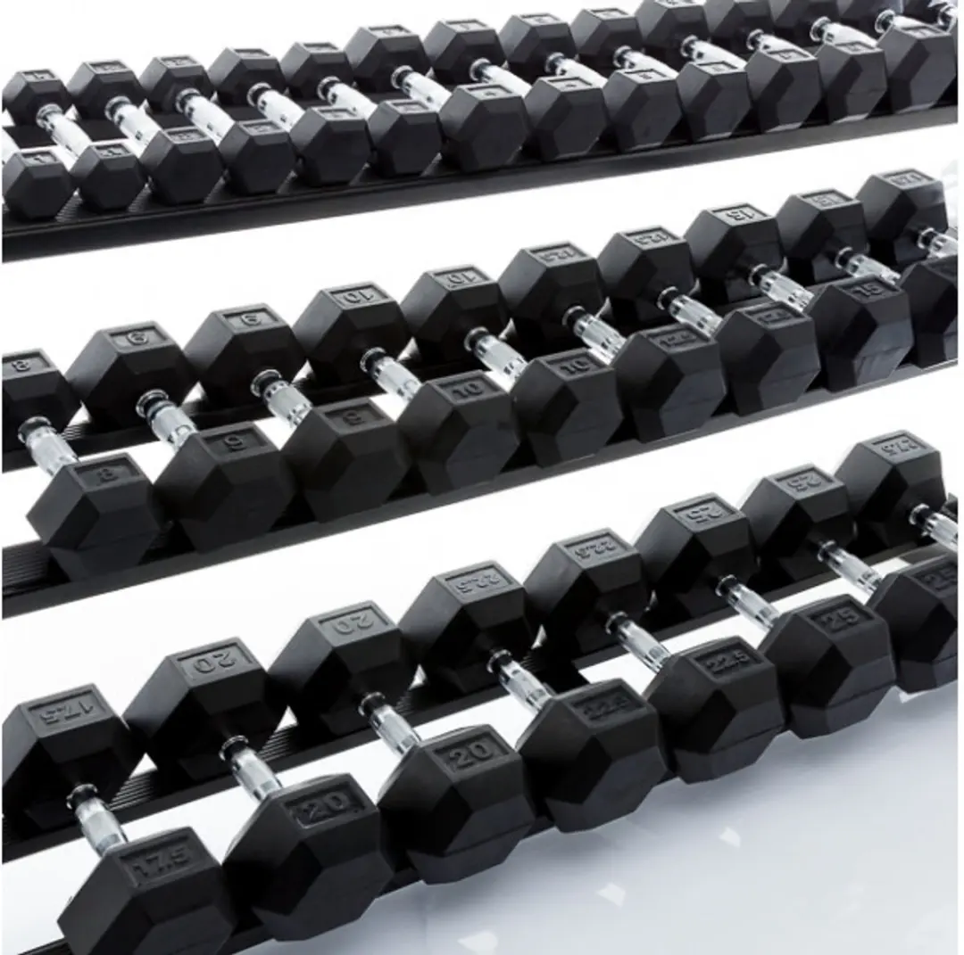 Muscle Power 3-laags Opbergrek voor Dumbbells - 10-delig - Zwart - afbeelding 6 van 6