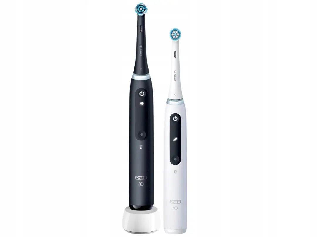 Oral-B iO 5 Duo Elektrische Tandenborstel - 2 Stuks - Zwart/Wit