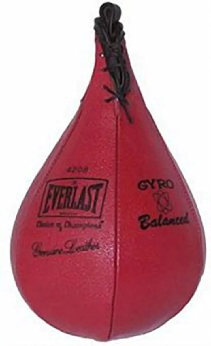 Everlast Speedbag Leder - Gevorderden - Zwart
