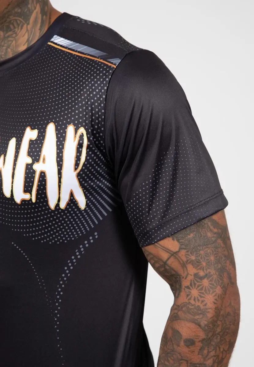 Gorilla Wear Clayton T-Shirt 2XL - Zwart/Goud