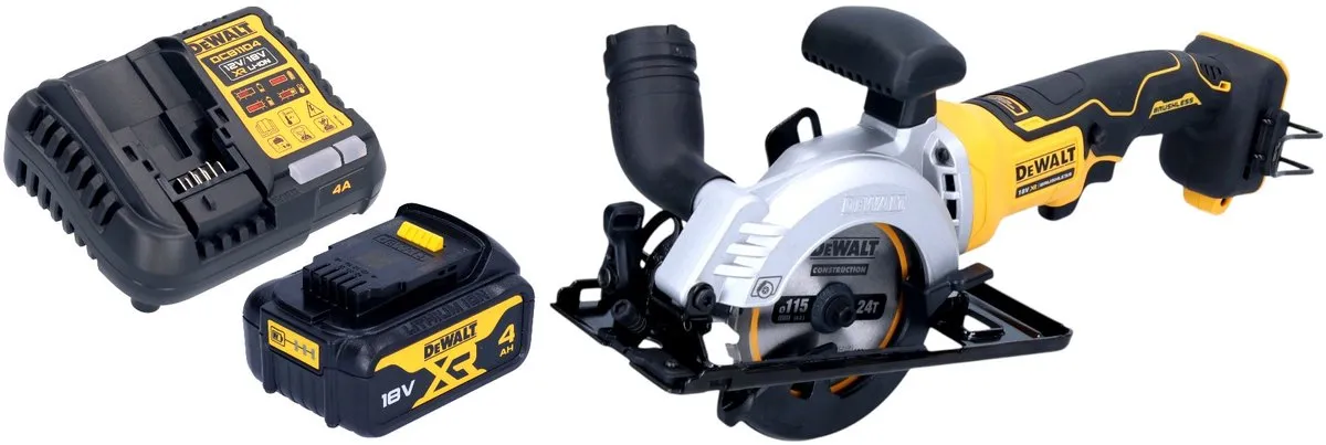 DeWalt DCS 571 Accu-cirkelzaag 18V 115mm