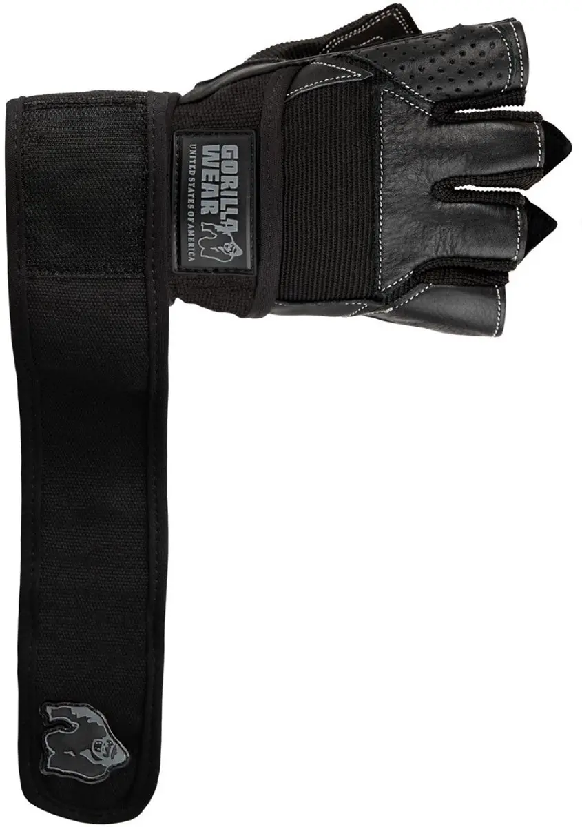 Gorilla Wear Dallas Fitness Handschoenen - Zwart - 3XL