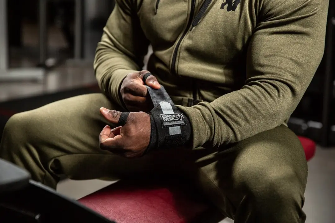 Gorilla Wear Wrist Wraps Ultra Krachttraining Handschoenen - Zwart/Rood