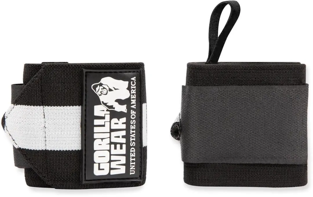 Gorilla Wear Wrist Wraps Ultra Krachttraining Handschoenen - Zwart/Rood
