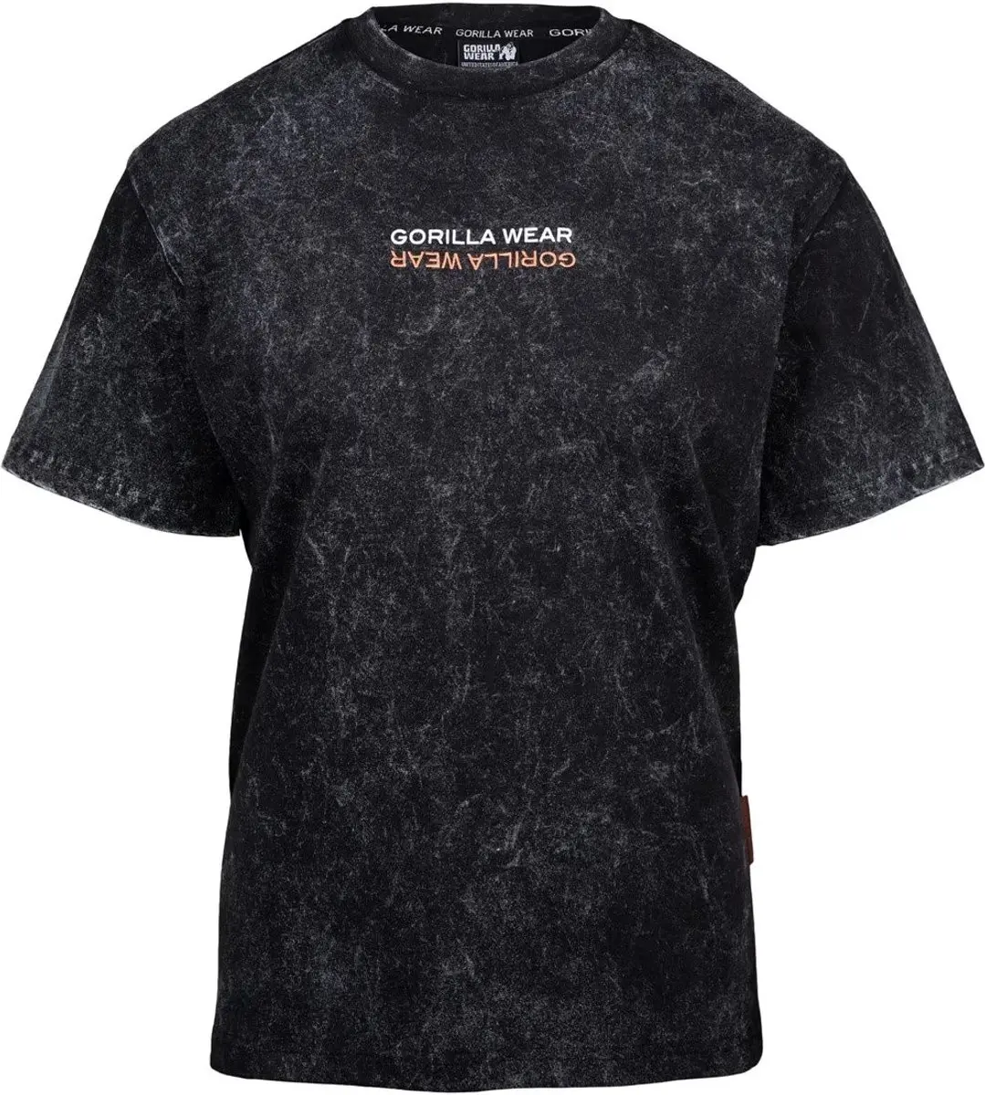 Gorilla Wear Medina Oversized T-shirt - XS - Washed Zwart