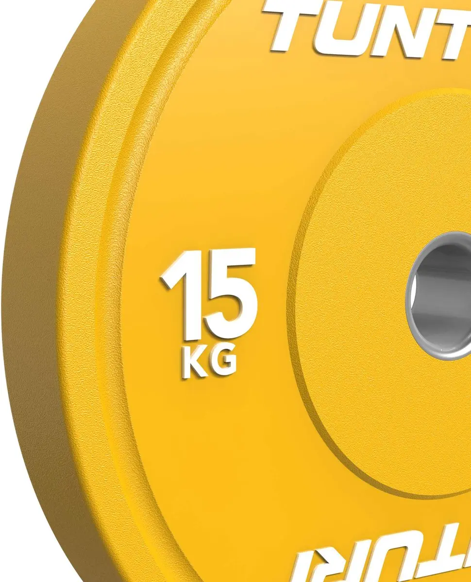 Tunturi Platinum Halterschijven 15kg - Geel