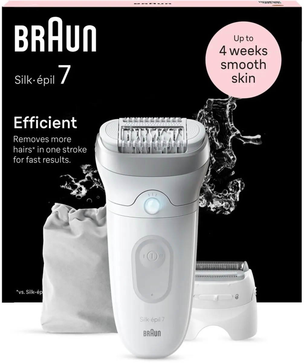 Braun Epilator Silk-épil 7-041 - Wit/Zilver