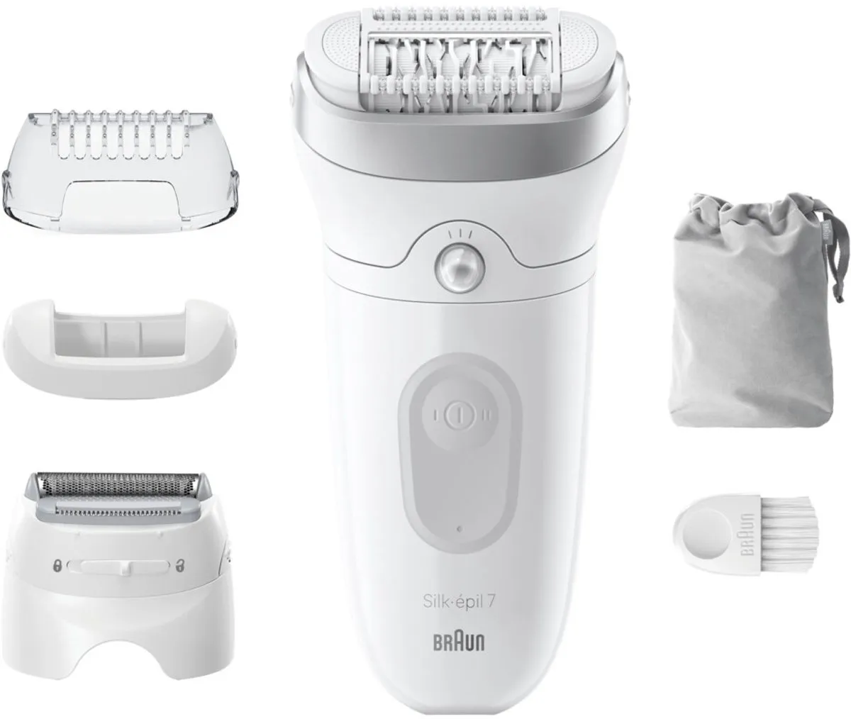 Braun Epilator Silk-épil 7-041 - Wit/Zilver