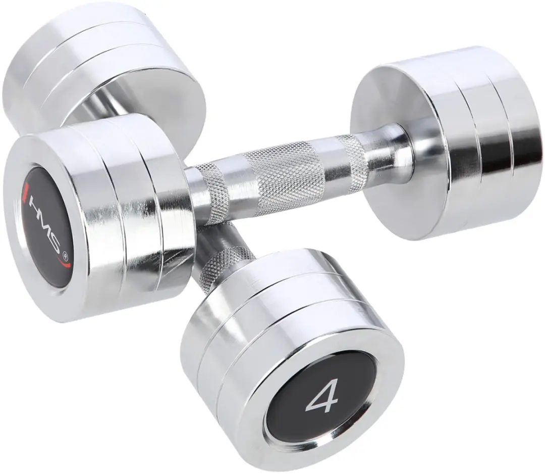 HMS Chroom Dumbbell Set 2x4kg