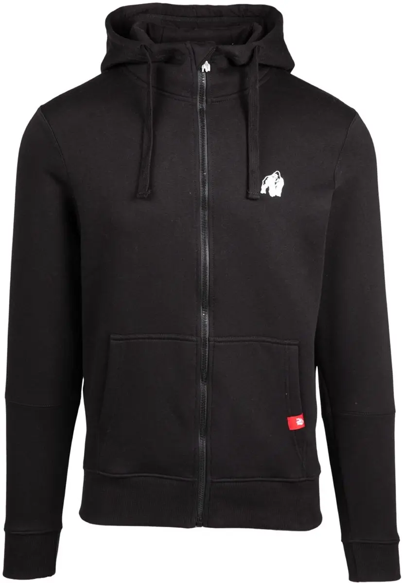 Gorilla Wear Leon Sweatvest 2XL - Zwart