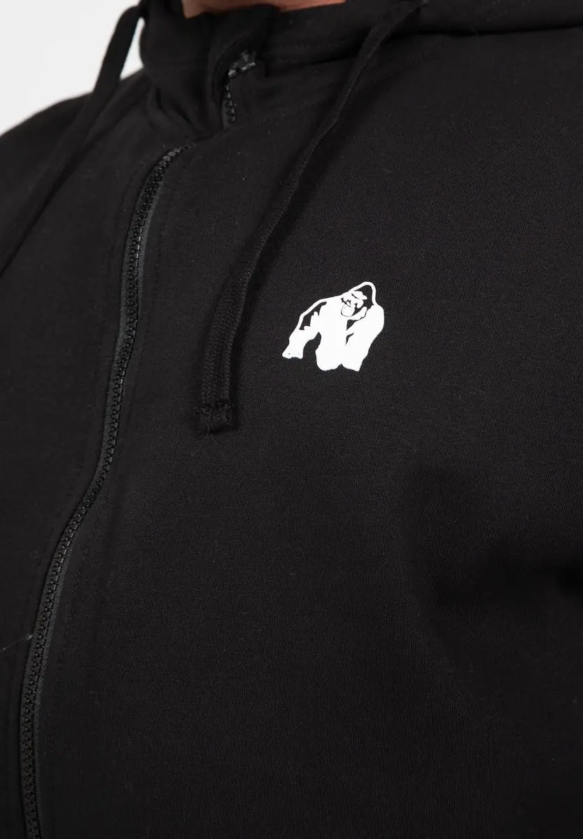 Gorilla Wear Leon Sweatvest 2XL - Zwart - afbeelding 6 van 6