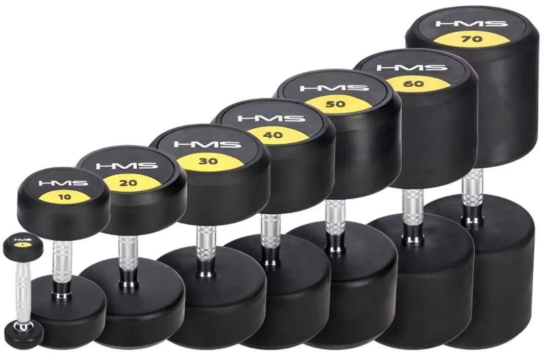 HMS Ronde Dumbbell Pro 16 kg - Zwart
