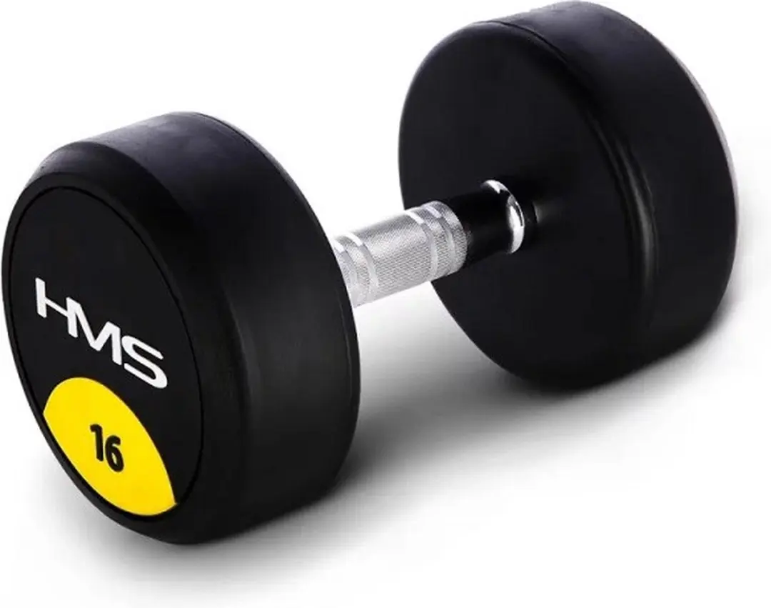 HMS Ronde Dumbbell Pro 16 kg - Zwart