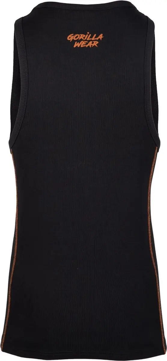 Gorilla Wear Monterey Tank Top - Zwart/Oranje