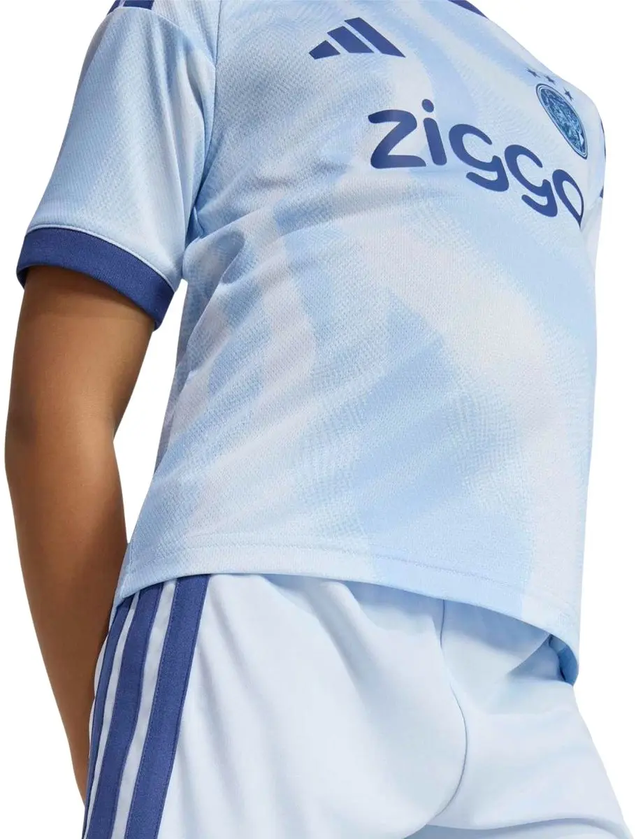 adidas Ajax Derde Shirt 2026/2027 Junior - Maat 92 - Lichtblauw/Donkerblauw - afbeelding 6 van 6