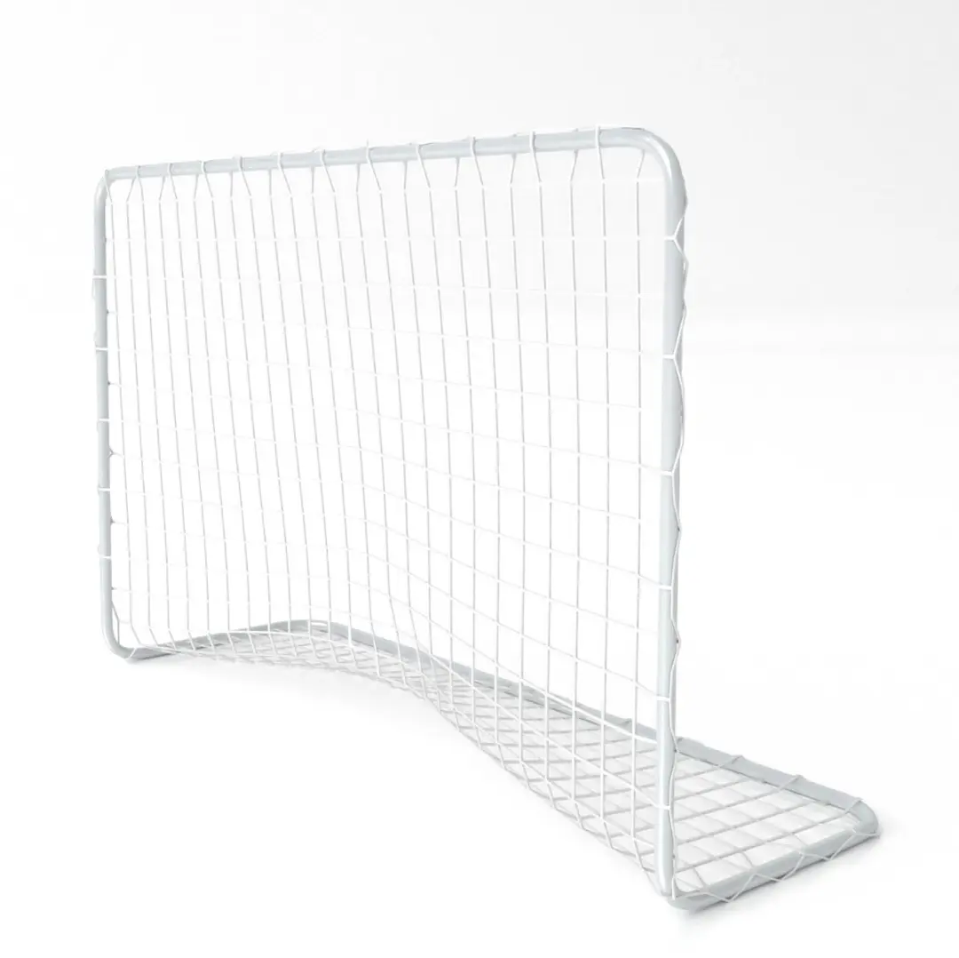 Nils BR182 Voetbaldoel - Stalen frame - Wit/Zilver