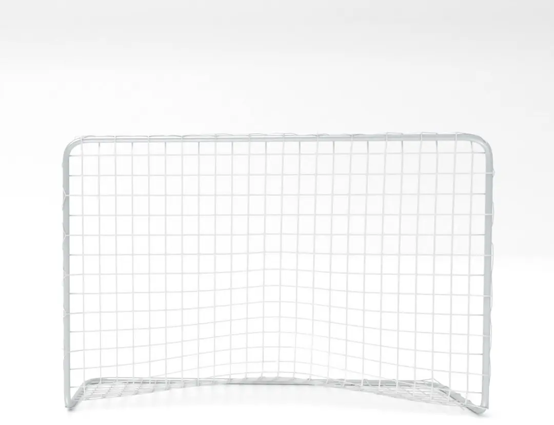 Nils BR182 Voetbaldoel - Stalen frame - Wit/Zilver