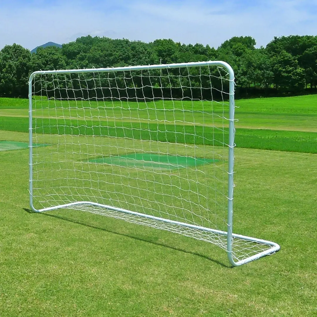 Nils BR182 Voetbaldoel - Stalen frame - Wit/Zilver