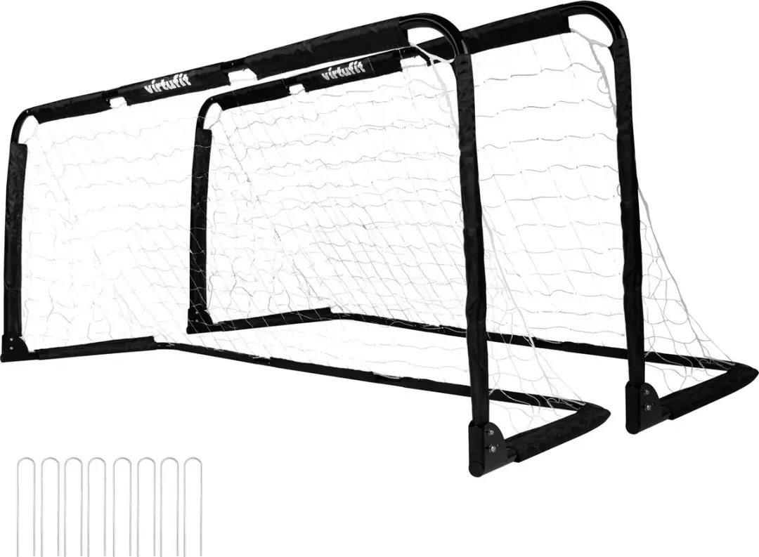 Virtufit Inklapbaar Voetbaldoel 90x60cm