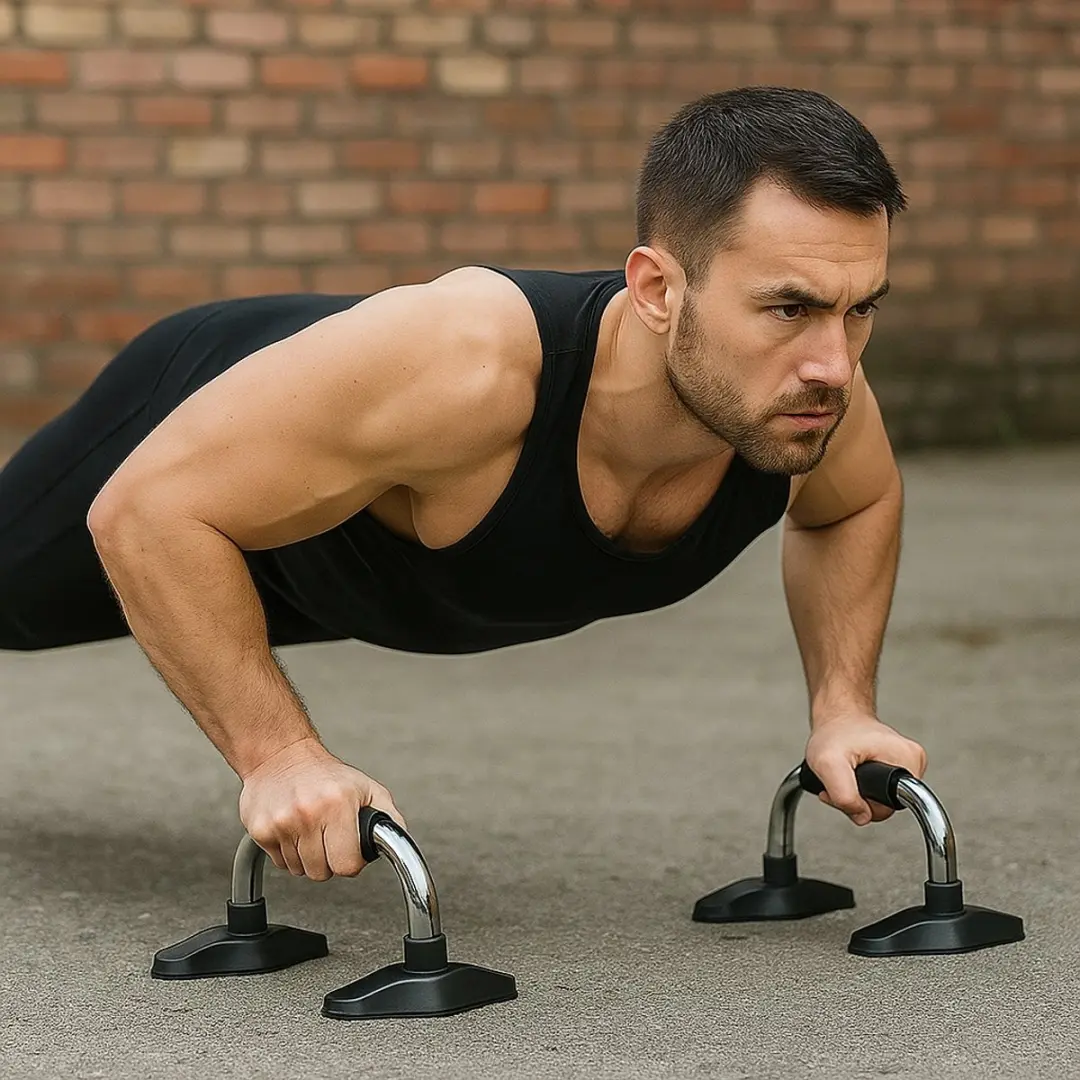 VirtuFit Push Up Bars Pro - Chroom