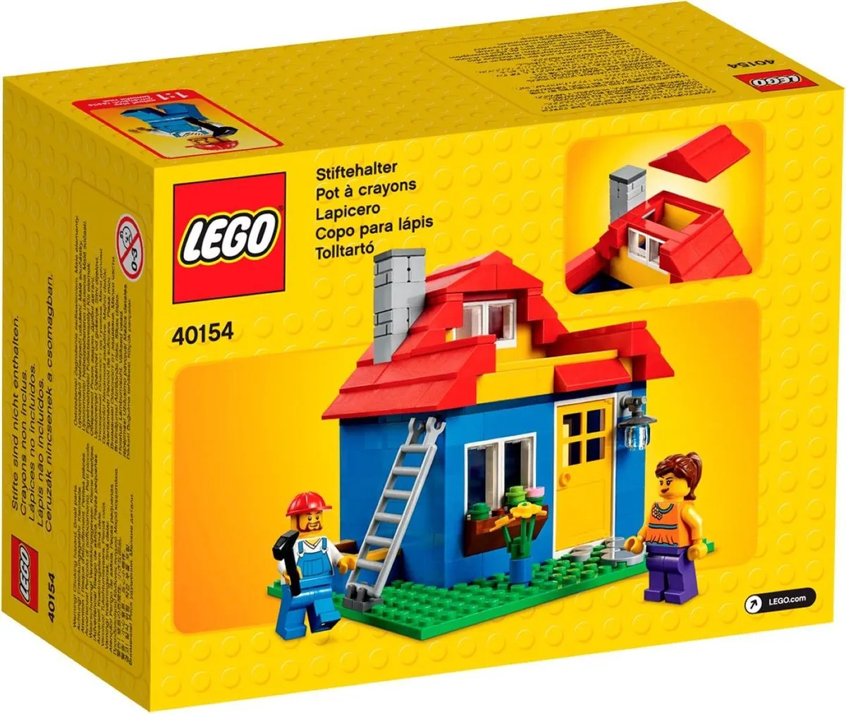 LEGO 40154 Pennenbak - 174 Stukken - 2 Minifiguren - Multikleur - afbeelding 4 van 6