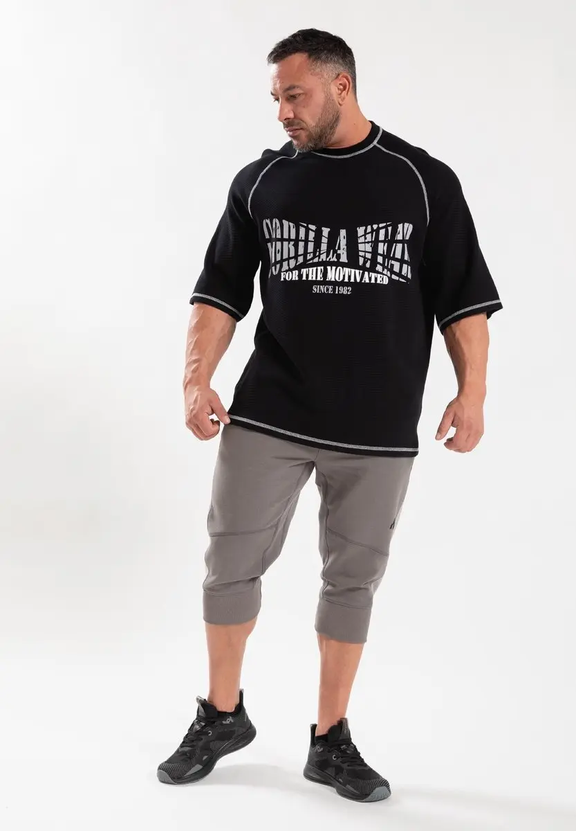 Gorilla Wear Finley Oversized T-shirt M - Zwart/Grijs