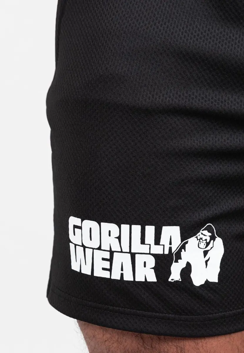 Gorilla Wear Miles Mesh Korte Broek - Zwart S
