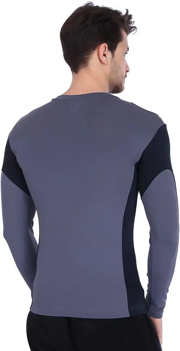 Everlast Rash Guard Lange Mouw Unisex - Maat L Grijs