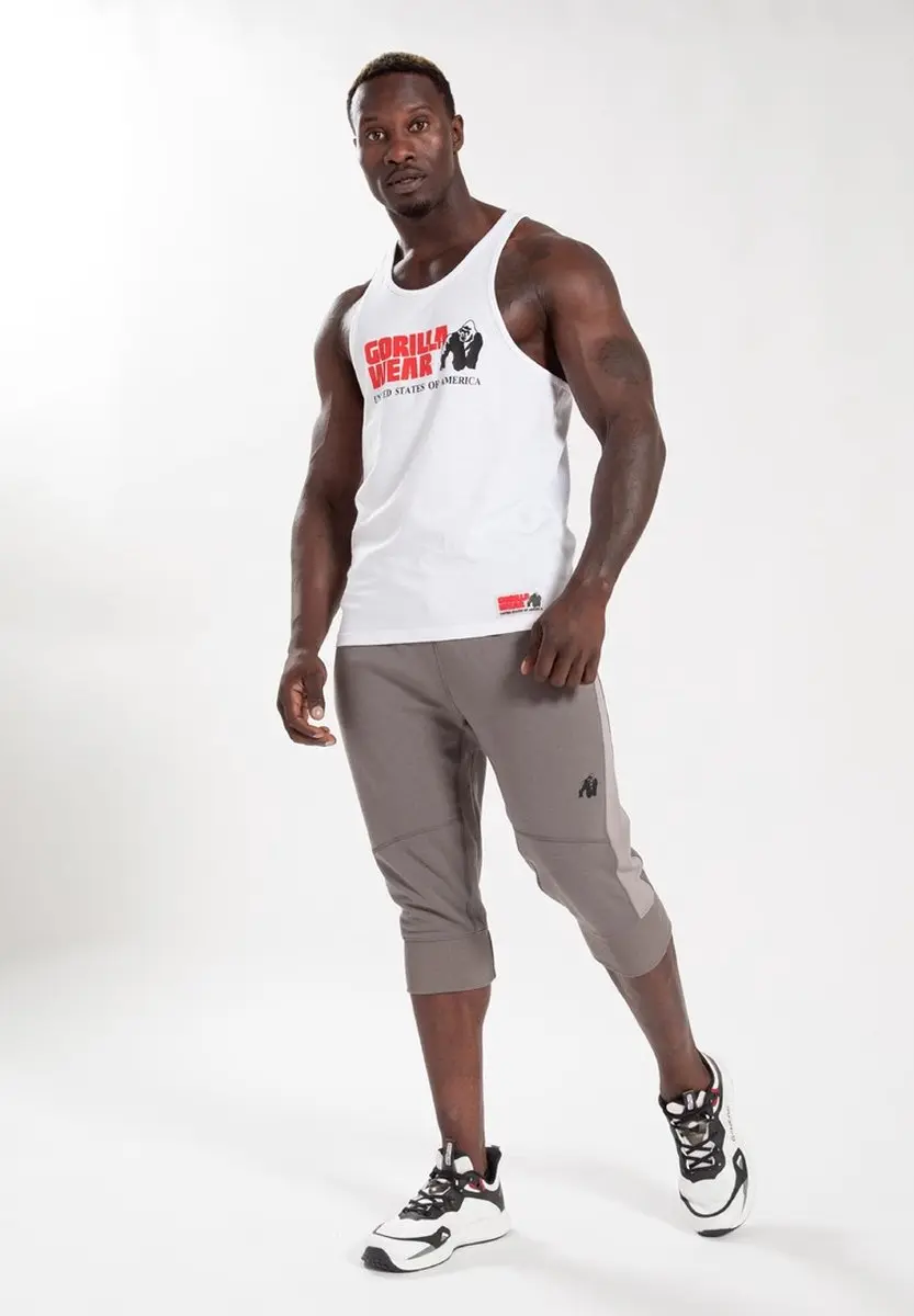 Gorilla Wear Thompson 3/4 Joggingbroek Grijs 3XL