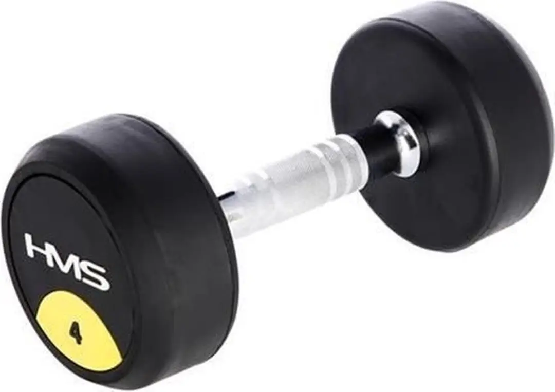 HMS HG PRO Rubberen Dumbbell 4 kg