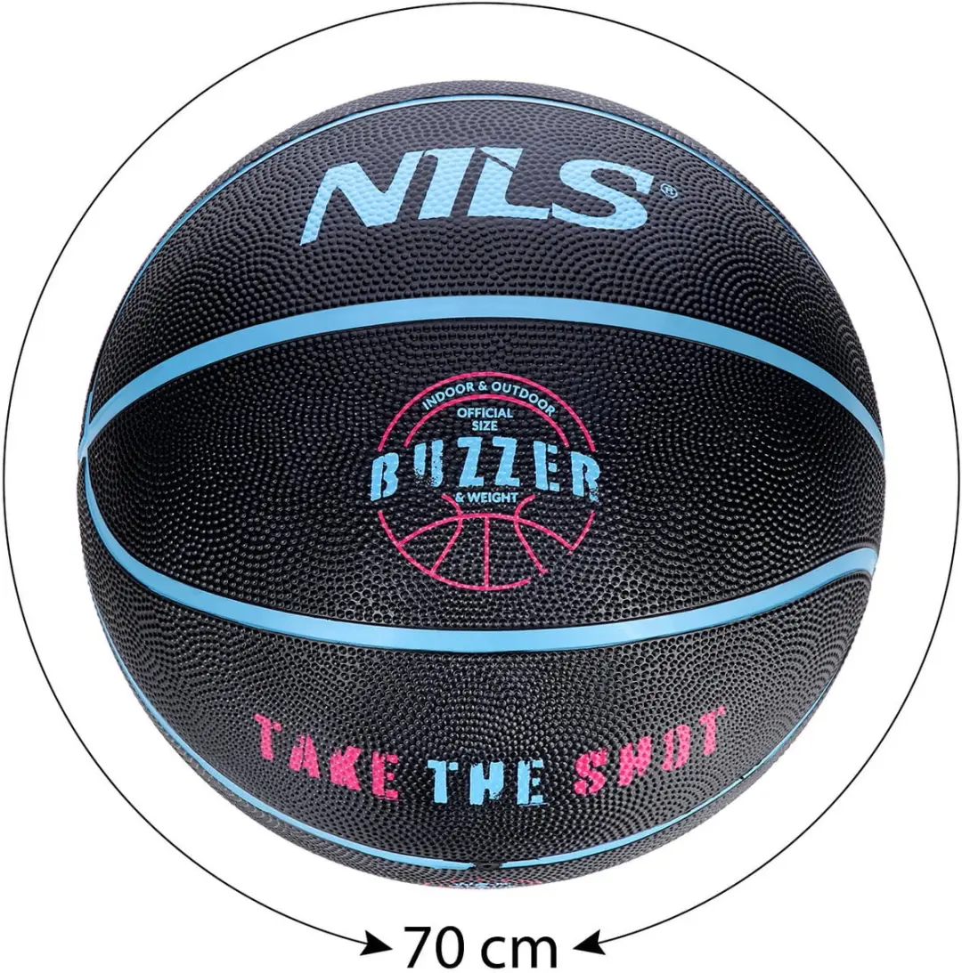 Nils Buzzer Basketbal Maat 5 - Zwart