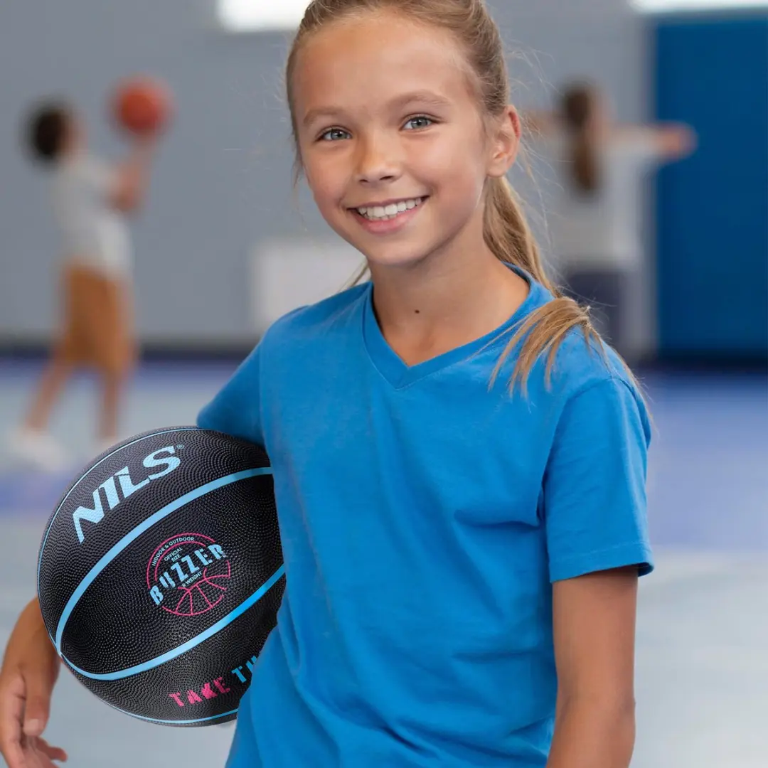 Nils Buzzer Basketbal Maat 5 - Zwart