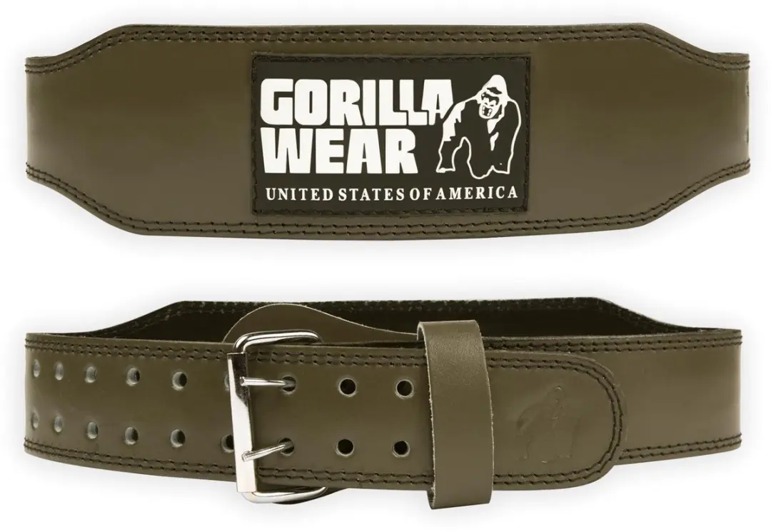 Gorilla Wear Leren Sportriem 4 Inch