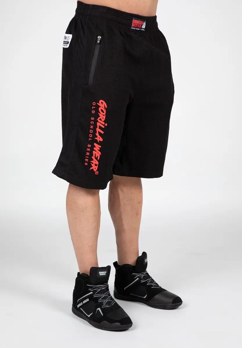 Gorilla Wear Augustine Shorts - Zwart/Rood