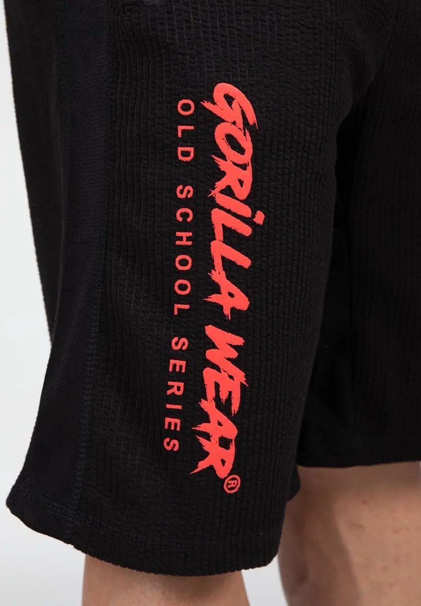 Gorilla Wear Augustine Shorts - Zwart/Rood