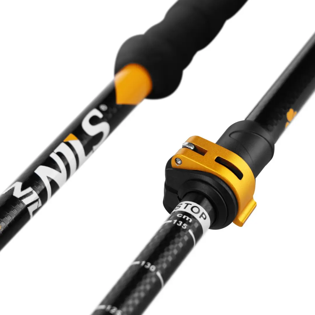 Nils TK8605 Trekkingstokken Aluminium 7075 - Geel/Zwart