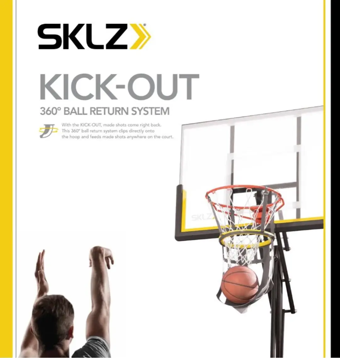 Sklz Kick-Out Basketbal Retoursysteem - Grijs/Geel