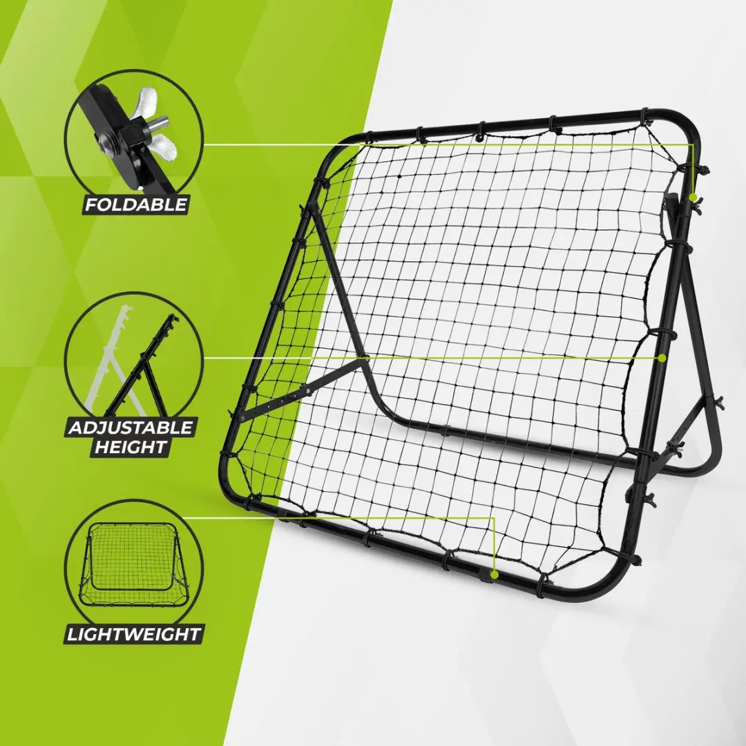 Virtufit Verstelbare Rebounder 100x100cm - Zwart