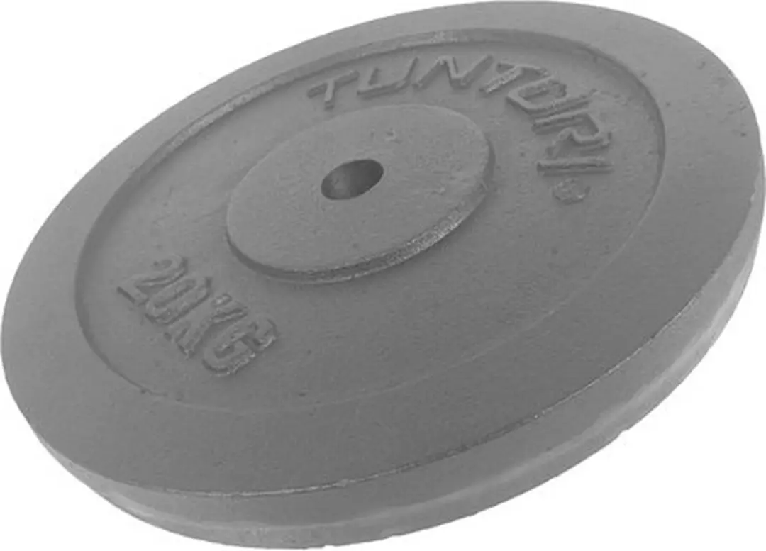 Tunturi Halterschijven 2x2,5kg Ø30mm - Gietijzer - Zwart