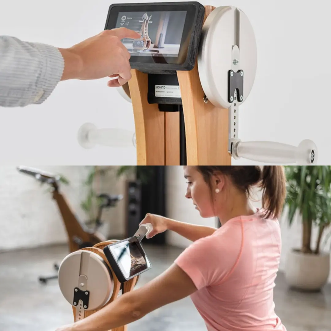 Nohrd WaterGrinder Bovenlichaamtrainer - Zwart gebeitst eiken