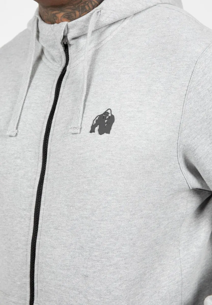 Gorilla Wear Leon Zipped Hoodie - Grijs - XL