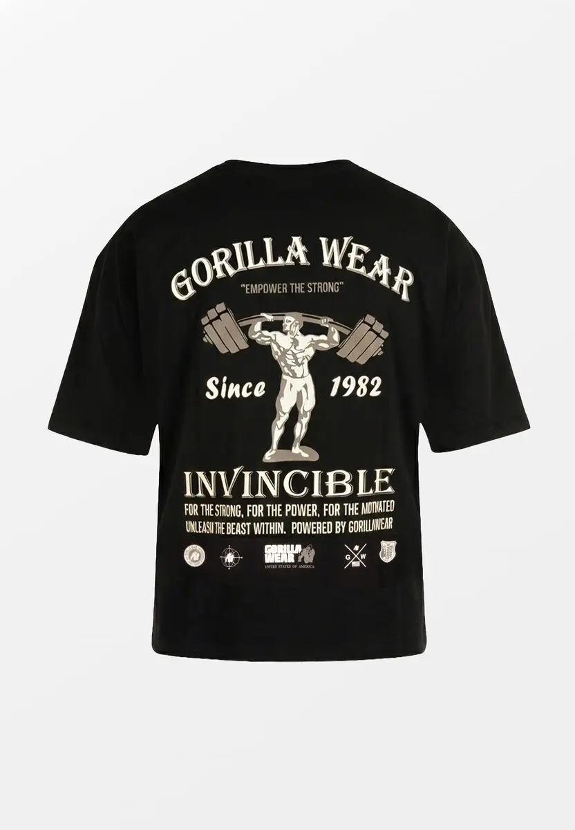 Gorilla Wear Kingston Oversized T-shirt M - Zwart