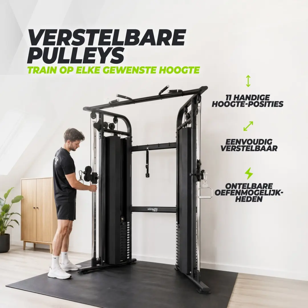 VirtuFit CC100 Cable Crossover Krachtstation - Zwart