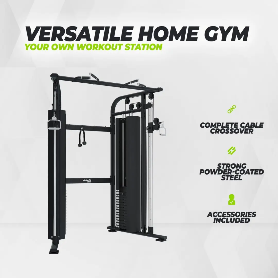 VirtuFit CC100 Cable Crossover Krachtstation - Zwart
