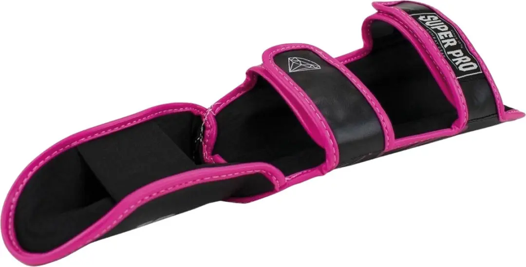 Super Pro Bear Scheenbeschermers Junior XXXS - Zwart/Paars