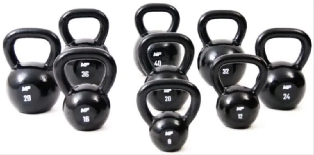 Muscle Power Kettlebell 16 kg - Zwart