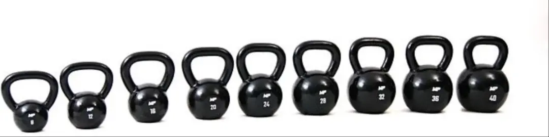 Muscle Power Kettlebell 16 kg - Zwart