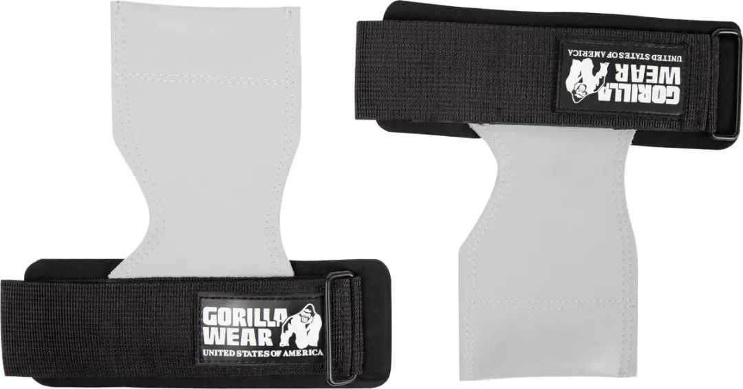 Gorilla Wear Lifting Grips - 1 Paar - Zwart/Wit