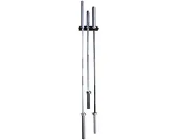 LifeMaxx Crossmaxx Halterstang Opbergsysteem 3 Stangen - 5cm - Zwart