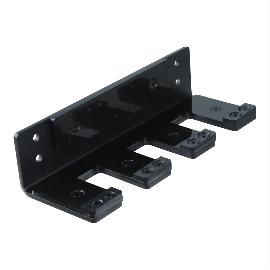 LifeMaxx Crossmaxx Halterstang Opbergsysteem 3 Stangen - 5cm - Zwart